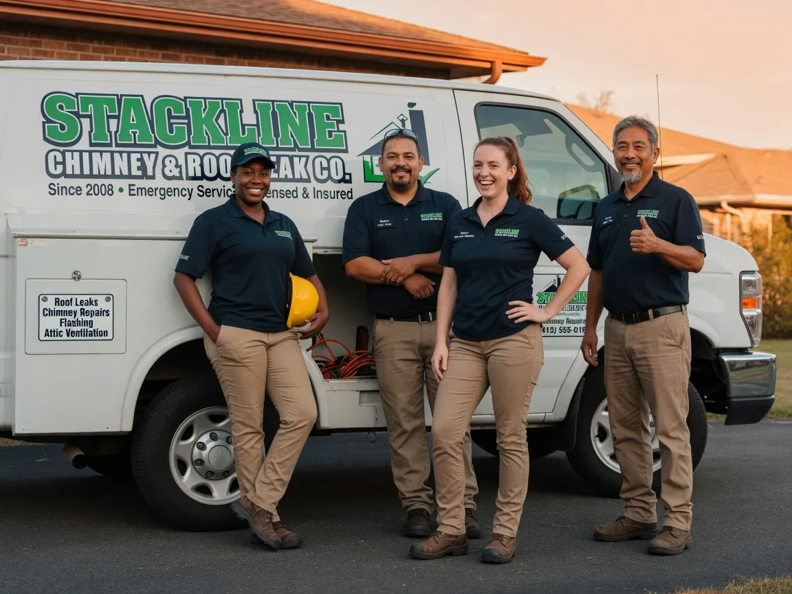Chimney flashing repair company in Flushing, OH